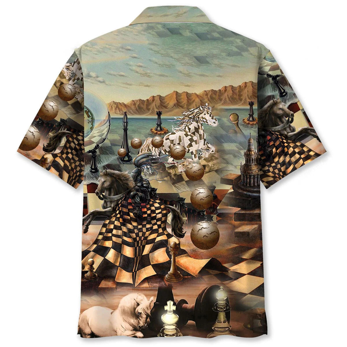 Chess the Power of Knight Hawaiian Shirt