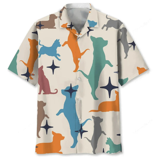 Chiahuahua Colorful Hawaiian Shirt