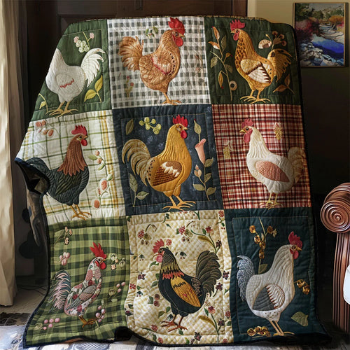 Chicken Quilt Blanket