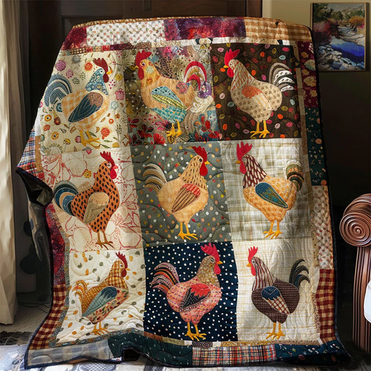 Chicken Quilt Blanket