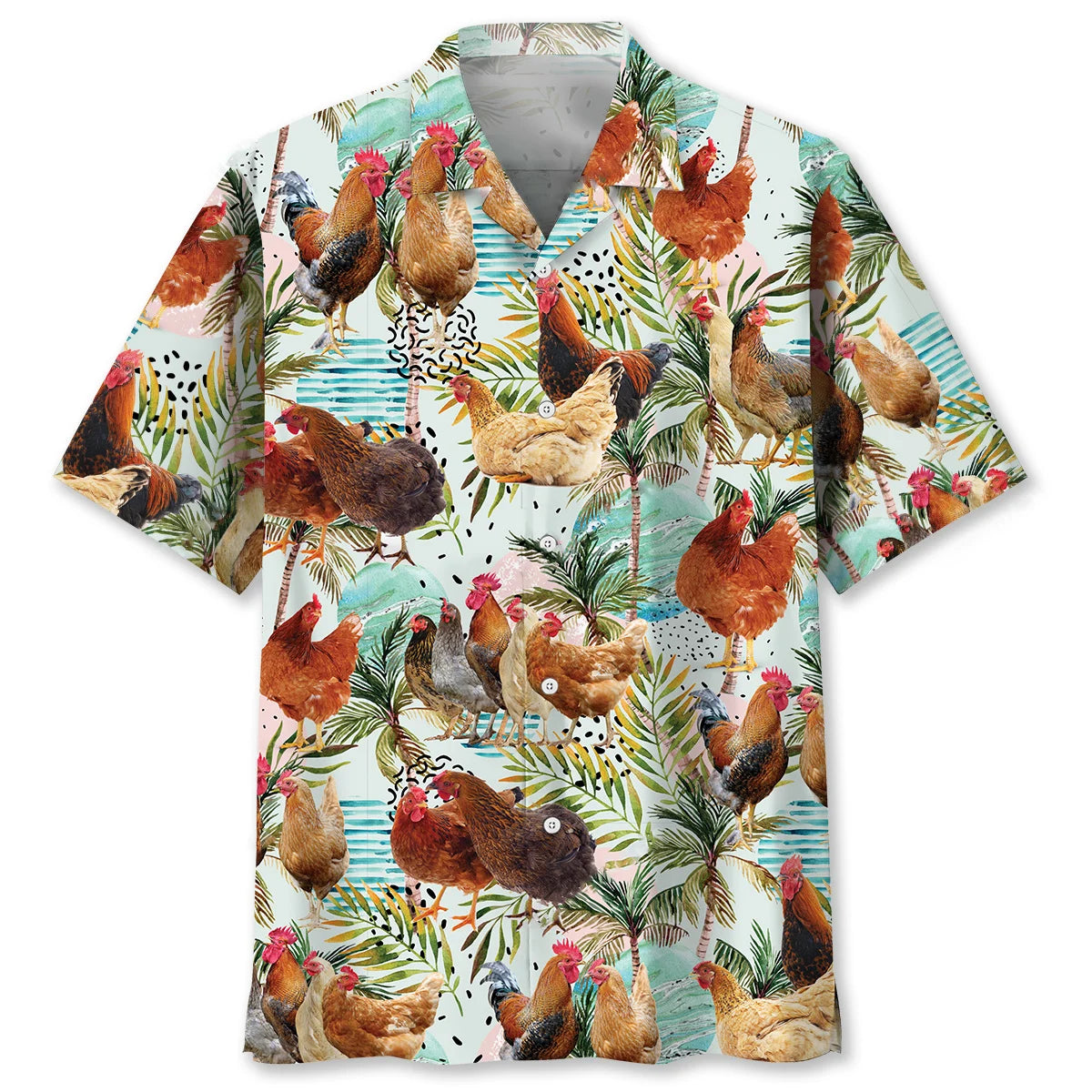 Chicken Hawaiian Shirt