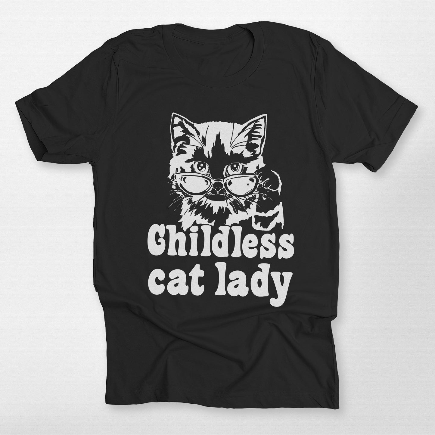 Childless Cat Lady Unisex T-Shirt (view 2)