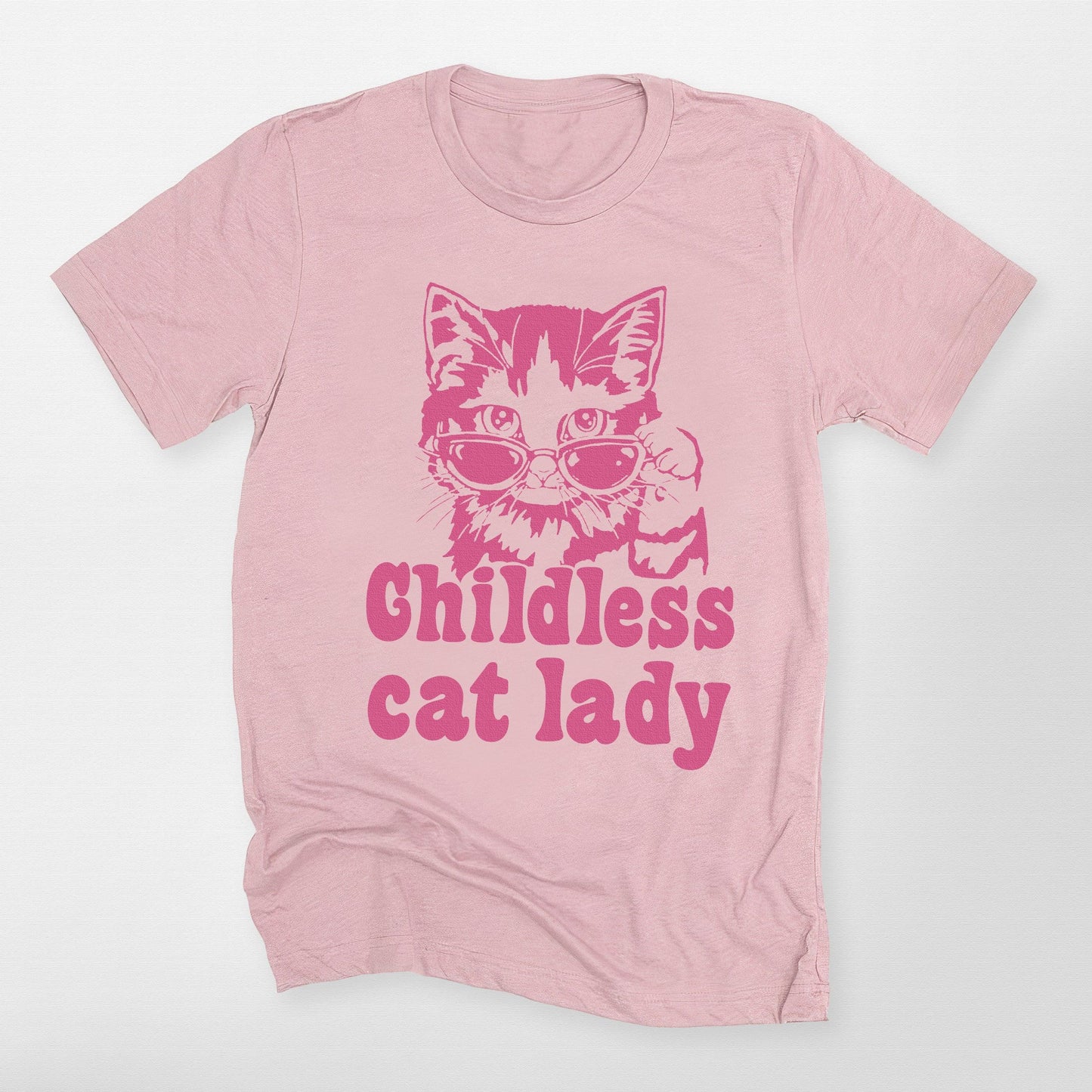 Childless Cat Lady Unisex T-Shirt (view 4)
