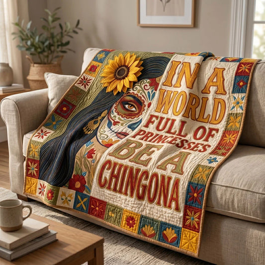 Chingona Spirit Quilt Blanket