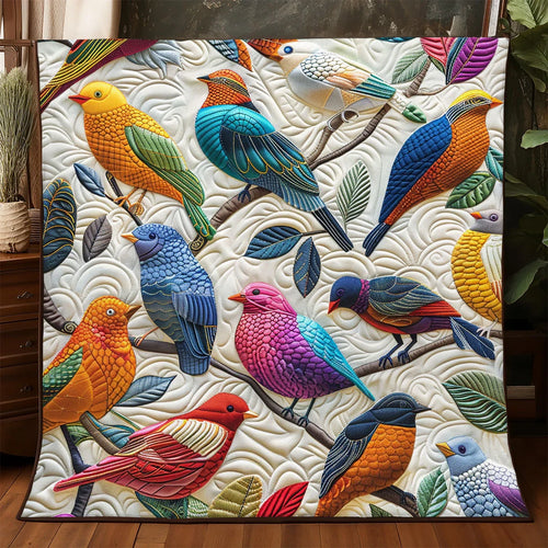 Chirpy Doodles Quilt Blanket