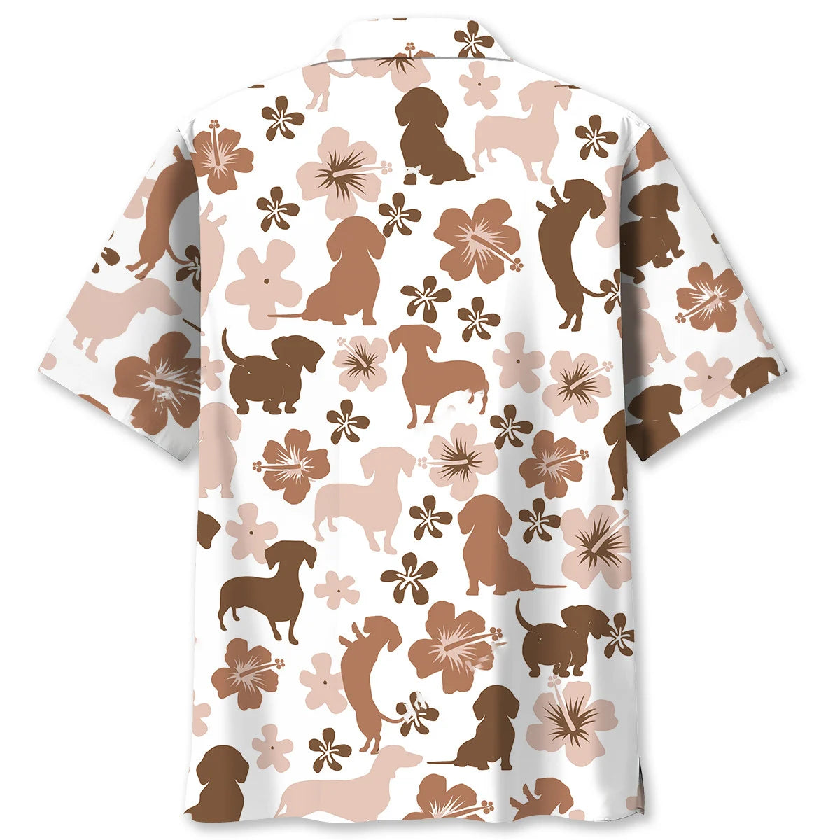 Chocolate Dachshund Hawaiian Shirt
