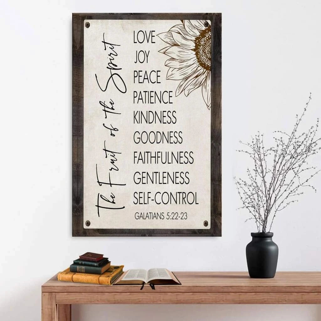 fruit of the spirit galatians 5 22 23 canvas wall art (view 4)