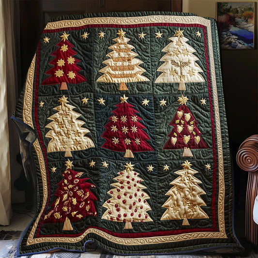 Christmas Bloom Quilt Blanket