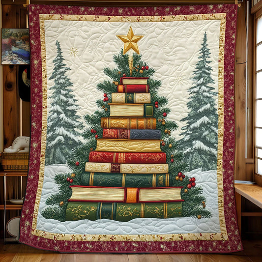 Christmas Book Quilt Blanket