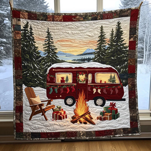 Christmas Camper Quilt Blanket