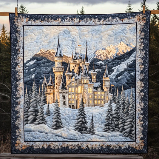 Christmas Castle Quilt Blanket