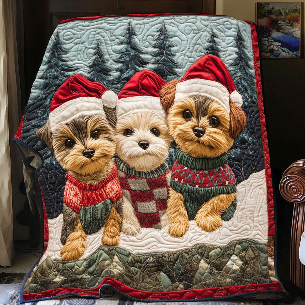 Christmas Companions Quilt Blanket