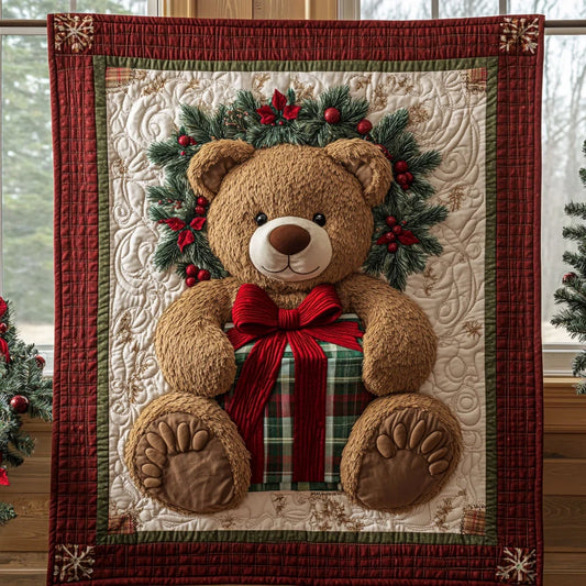 Christmas Cub Quilt Blanket