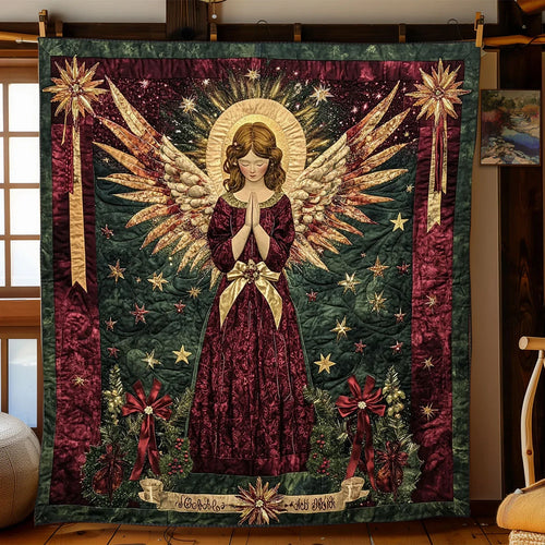 Christmas Day Angel Quilt Blanket