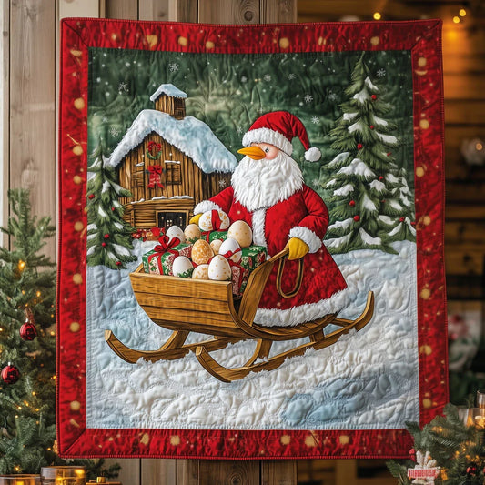 Christmas Egg Runner Quilt Blanket