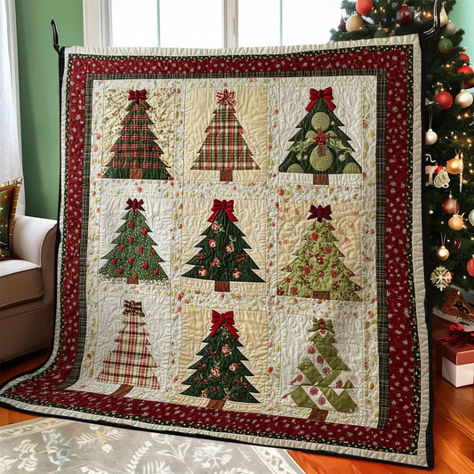 Christmas Elegance Quilt Blanket