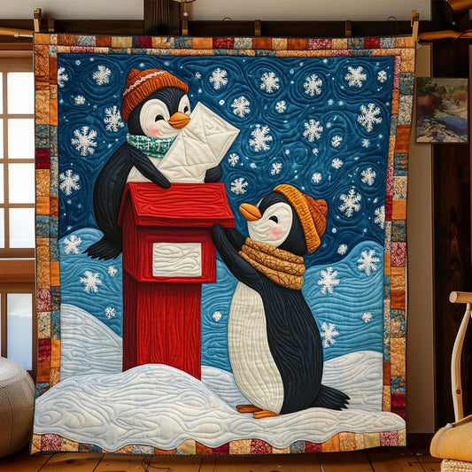Christmas Mail Quilt Blanket