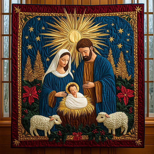 Christmas Miracle Quilt Blanket