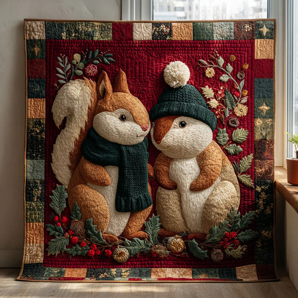 Christmas Pair Quilt Blanket