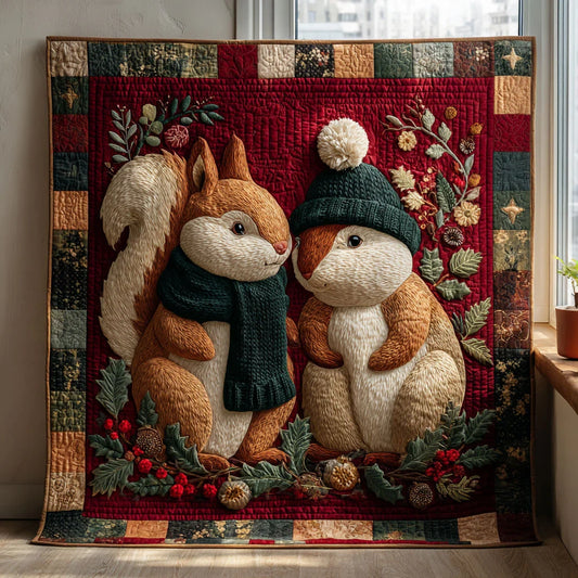 Christmas Pair Quilt Blanket