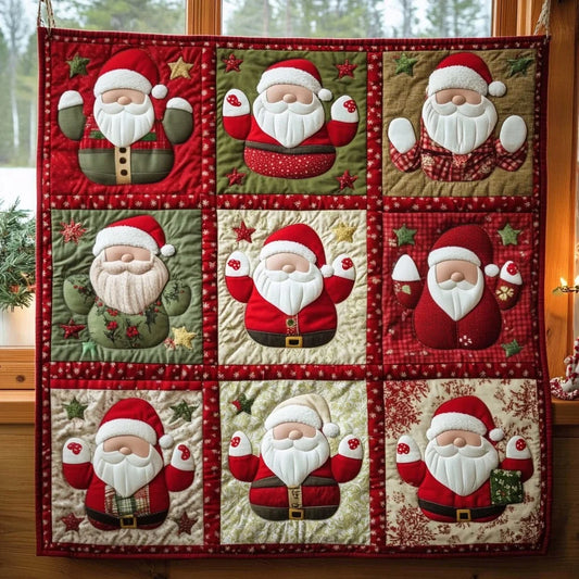 Christmas Santa Quilt Blanket