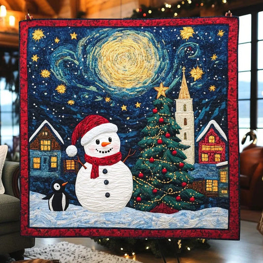 Christmas Snowmen Quilt Blanket