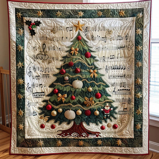 Christmas Song Quilt Blanket