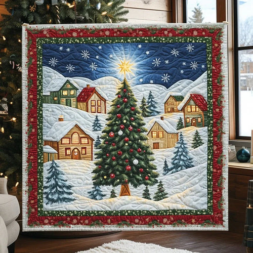 Christmas Village Quilt Blanket