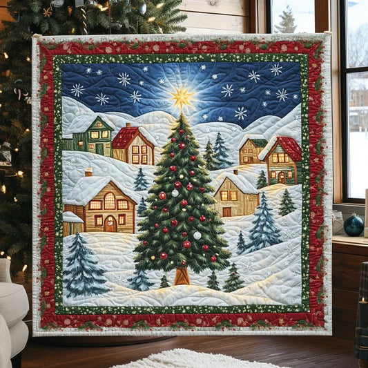 Christmas Village Quilt Blanket