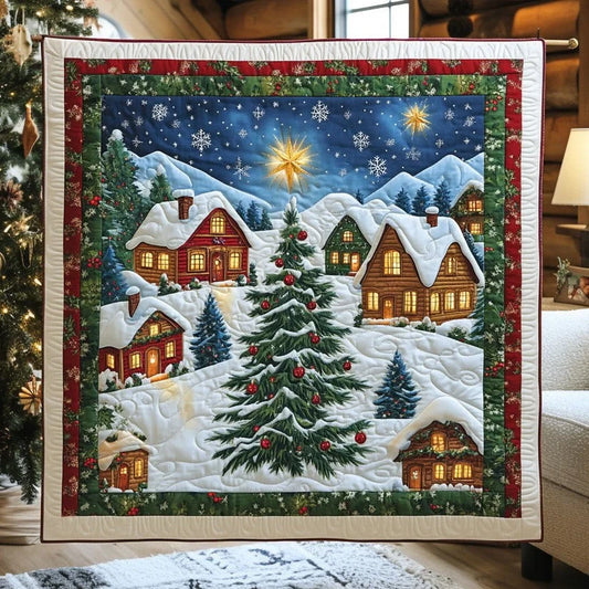 Christmas Village Quilt Blanket