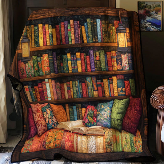 Classic Study Room Quilt Blanket