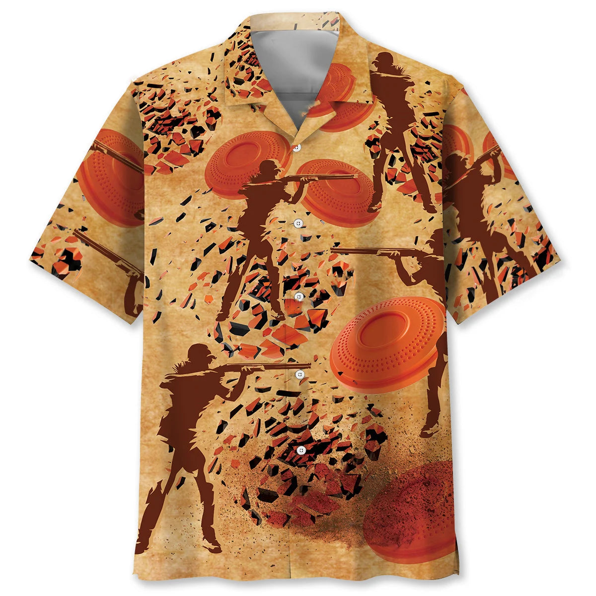 Clay Shooting Target Hawaiian Shirt