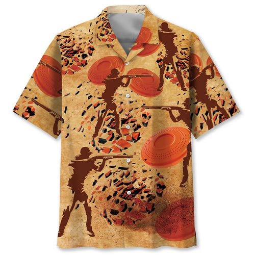 Clay Shooting Target Hawaiian Shirt