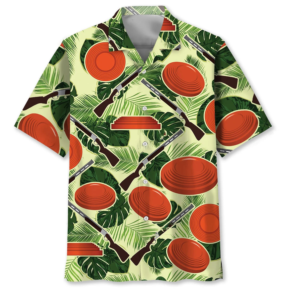 Clay Shooting Tropical Hawaiian Shirt
