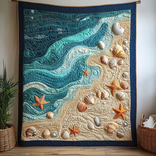 Coastal Calm Quilt Blanket