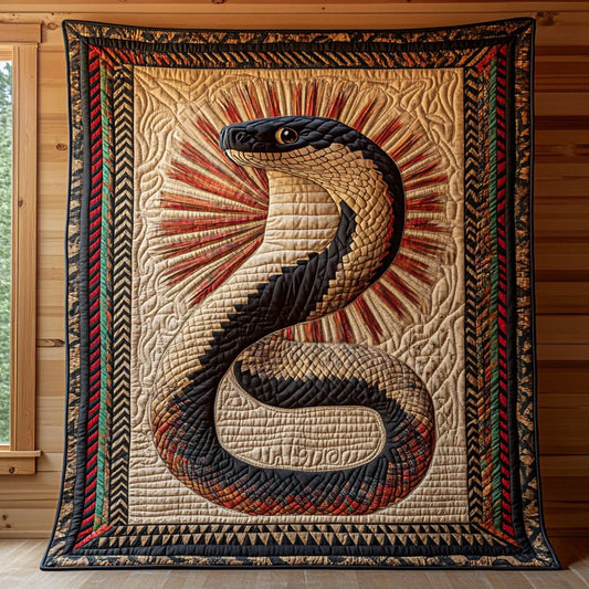 Cobra Sun Ascension Quilt Blanket