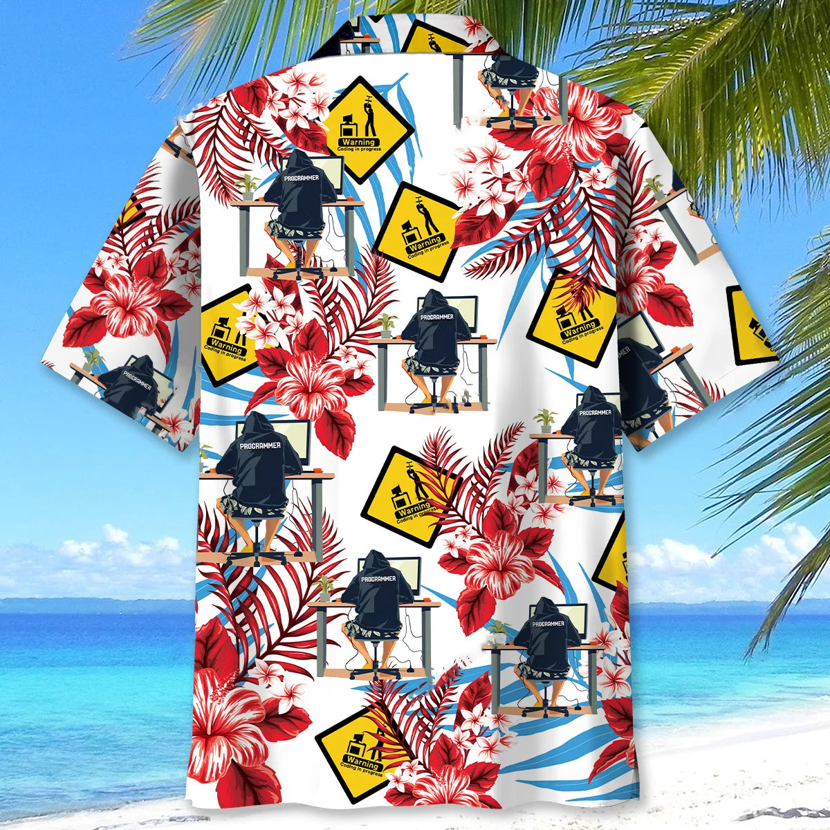 Coding in Progress Hawaiian Shirt