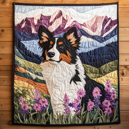 Collie Meadow Quilt Blanket