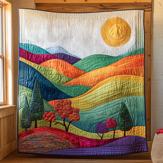 Color Hills Quilt Blanket