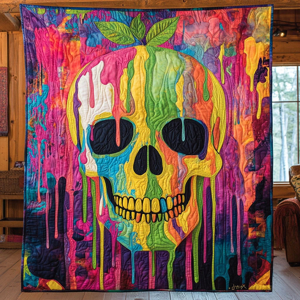 Color Melting Quilt Blanket