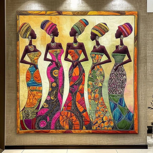 Color Of Woman Quilt Blanket