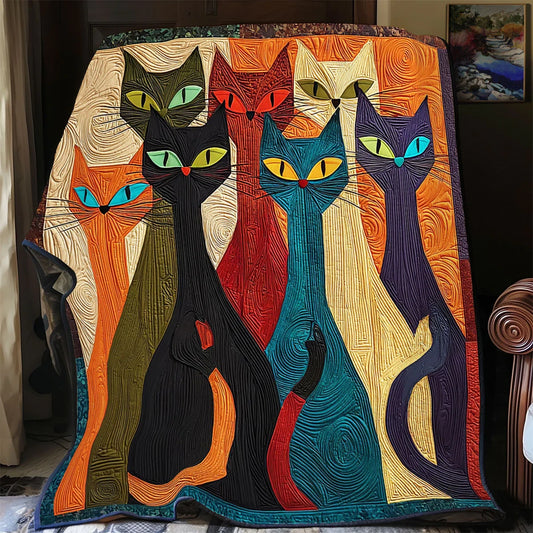 Color Symphony Quilt Blanket