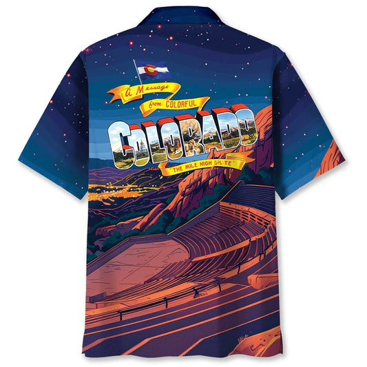 Colorado the Mile High State Hawaiian Shirt