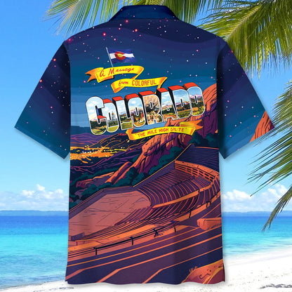 Colorado the Mile High State Hawaiian Shirt