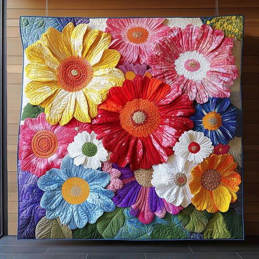 Colorburst Garden Quilt Blanket