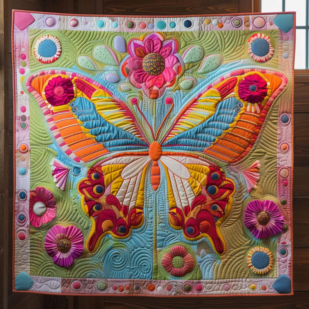 Colorful Wing Quilt Blanket