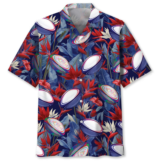 Colorful Nature Rugby Hawaiian Shirt