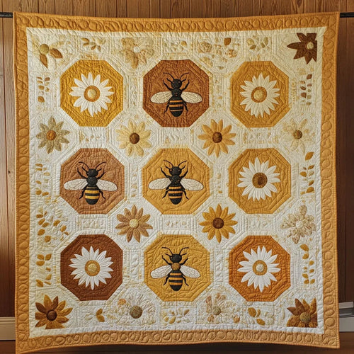 Comb Bloom Quilt Blanket