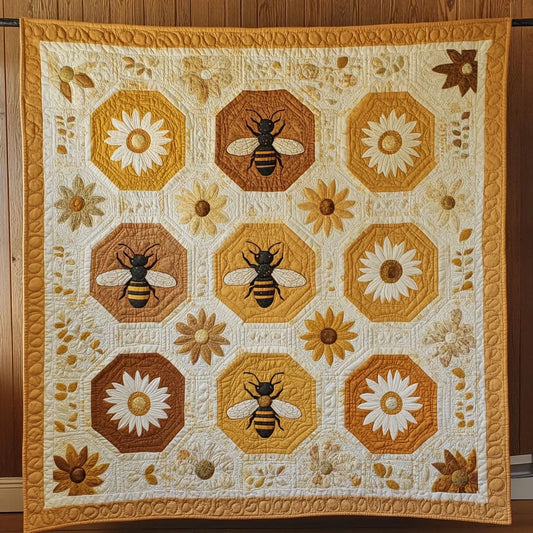 Comb Bloom Quilt Blanket