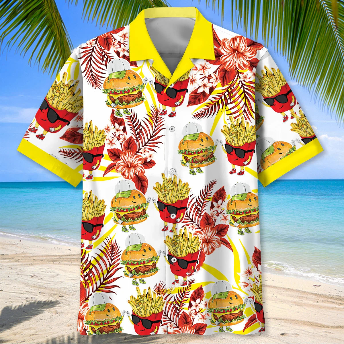 Cool Fun Combo Snacks Hawaiian Shirt